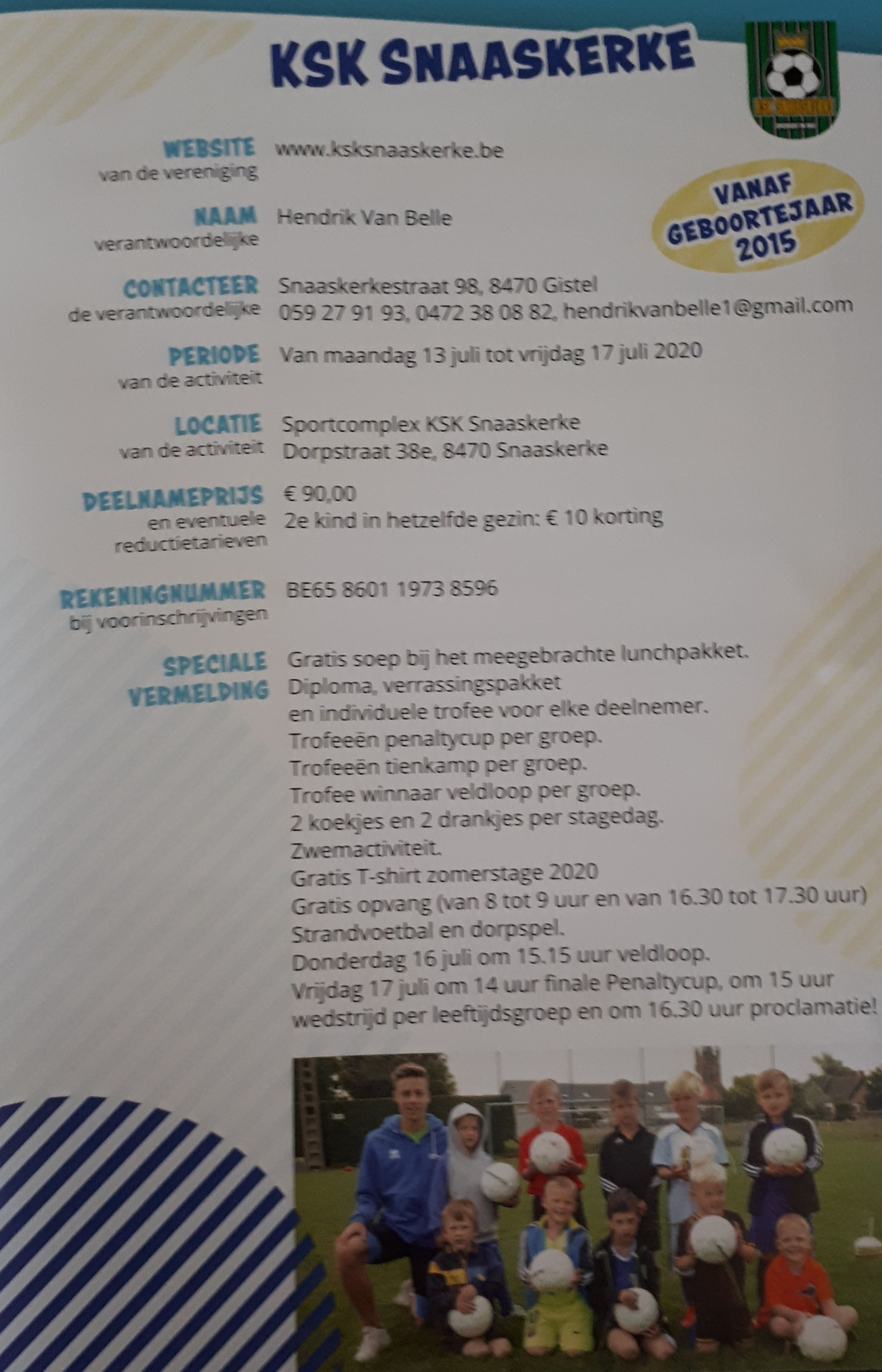Voetbalstage 2020
